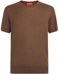 Isaia - Silk-Cashmere T-Shirt - Lyst