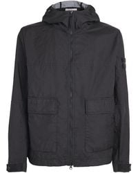Stone Island - Water-Resistant Nylon Jacket - Lyst