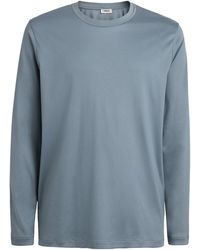 Zimmerli of Switzerland - 286 Sea Island Long-Sleeve T-Shirt - Lyst