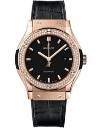 Hublot - King Gold And Diamond Classic Fusion Watch 42mm - Lyst