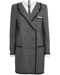 Thom Browne - Wool Trompe-L'Oeil Dress - Lyst