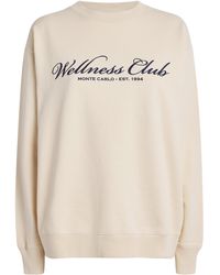 Sporty & Rich - Cotton Wellness Club Sweatshirt - Lyst
