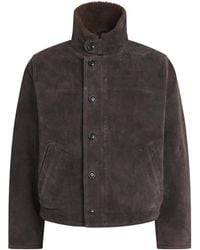 Citizens of Humanity - Suede-Shearling Deck Jacket - Lyst