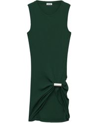 Loewe - Cotton Draped Tank Top - Lyst
