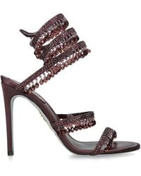 Rene Caovilla - Jewelled Leather Chandelier Sandals 105 - Lyst