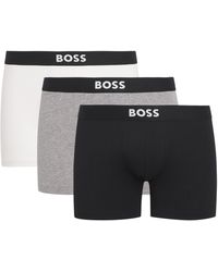 BOSS - Stretch-Organic Cotton Boxer Briefs - Lyst