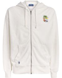 Polo Ralph Lauren - Cotton-Blend Palm Tree Zip-Up Hoodie - Lyst