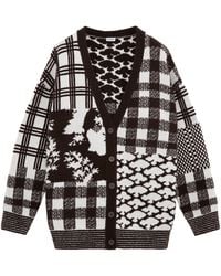 Loewe - X Cosima Von Bonin Wool-Blend Jacquard Cardigan - Lyst