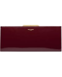 Saint Laurent - Calfskin Midnight Clutch Bag - Lyst
