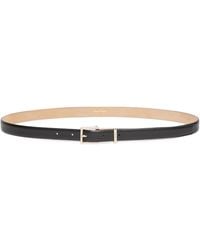 Max Mara - Leather Slim Belt - Lyst