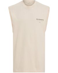 AllSaints - Organic Cotton Access Logo Tank Top - Lyst