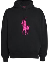 Polo Ralph Lauren - Cotton-Blend Large Logo Hoodie - Lyst
