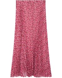 The Kooples - Floral Print Maxi Skirt - Lyst