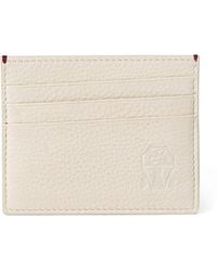 Brunello Cucinelli - Leather Card Holder - Lyst