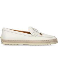 Tod's - Suede Laccetto Loafers 20 - Lyst