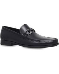 Ferragamo - Rolly Gancini Bit Calfskin Loafers - Lyst