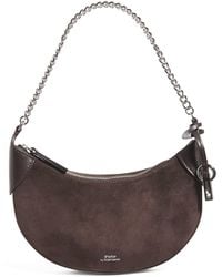 Polo Ralph Lauren - Small Suede Polo Id Shoulder Bag - Lyst