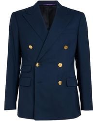 Ralph Lauren - Double-Breasted Suit Jacket - Lyst