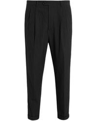 AllSaints - Recycled Polyester-blend Pinstripe Tallis Trousers - Lyst