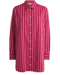 Derek Rose - Cotton Stripe Nightshirt - Lyst