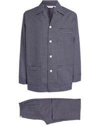 Derek Rose - Brushed Cotton Check Pyjama Set - Lyst
