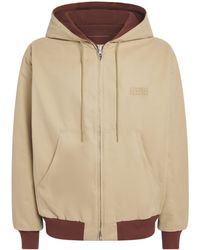 MM6 by Maison Margiela - Reversible Hoodie Bomber Jacket - Lyst