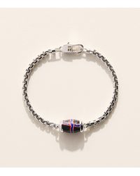 Tateossian - Rhodium-Plated French Cross Chain Bracelet - Lyst