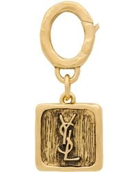 Saint Laurent - Cassandre Square Charm - Lyst