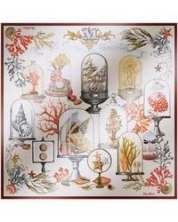 Max Mara - Silk Printed Square Scarf - Lyst