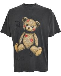 DOMREBEL - Cotton Teddy Print Kiss T-Shirt - Lyst