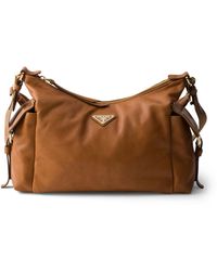 Prada - Large Nappa Leather Explore Shoulder Bag - Lyst