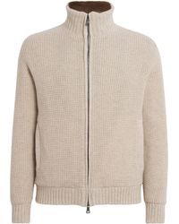 FIORONI CASHMERE - Cashmere-Mink Bomber Jacket - Lyst