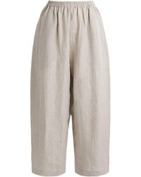 Eskandar - Linen-Blend Japanese Trousers - Lyst