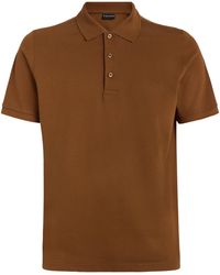 FALKE - Pima Cotton Piqué Polo Shirt - Lyst