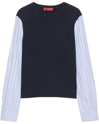 MAX&Co. - Wool Hybrid Sweater - Lyst