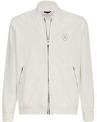 Brunello Cucinelli - Crest Zip-Up Sweatshirt - Lyst