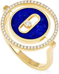 Messika - Yellow Gold And Diamond Lucky Move Colour Ring - Lyst