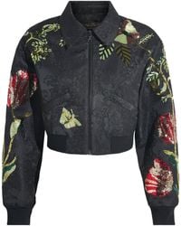 Alice + Olivia - Embellished Edmond Varsity Jacket - Lyst