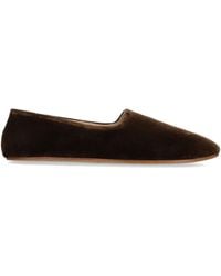 The Row - Ponti Velvet Slippers - Lyst