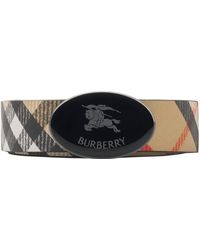 Burberry - Reversible Oval Ekd Stamp Belt​ - Lyst