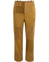 Junya Watanabe - Cotton Patchwork Trousers - Lyst