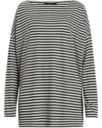 AllSaints - Striped Rita T-shirt - Lyst