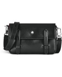 Montblanc - Mini Leather Meisterstück Messenger Bag - Lyst