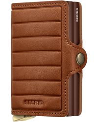 Secrid - Embossed Leather Lines Twinwallet - Lyst