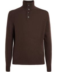 Allude - Wool-Cashmere High-Neck Sweater - Lyst