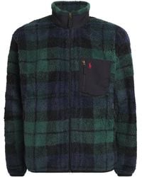 Polo Ralph Lauren - Pile Fleece Plaid Hybrid Jacket - Lyst