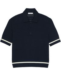 Givenchy - Knitted Contrast-Stripe Polo Shirt - Lyst