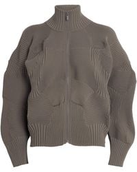 Issey Miyake - Knitted Kone Kone Jacket - Lyst