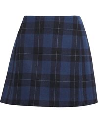 MAX&Co. - Wool-Blend Mini Skirt - Lyst