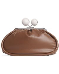 Weekend by Maxmara - Medium Leather Pasticcino Clutch Bag - Lyst